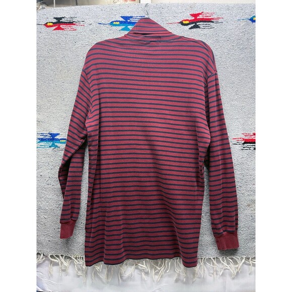 Vintage 90s Polo Striped Turtleneck Fits M - Picture 8 of 8